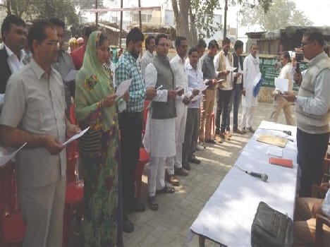 278 to village heads were administered oath